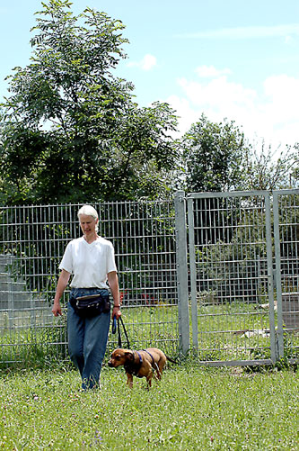 Hundetrainerin Martina Laage
